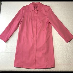 Worthington Collared Button Trench Overcoat Small